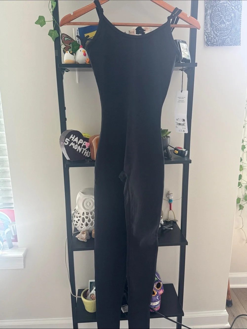 ALO Yoga Black Sleeveless Slim Jumpsuit Size XS